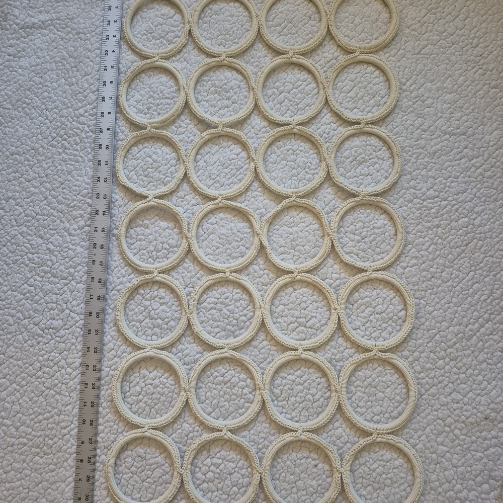Cream Colored Hanging Organizer